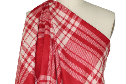 Moon Mills plaid wool flannel