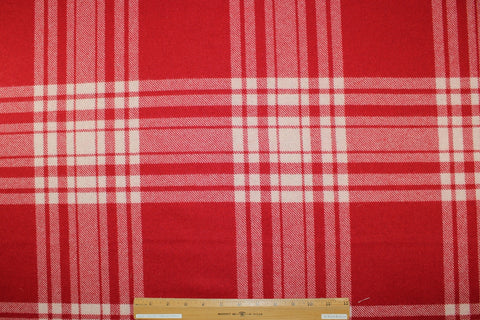 Moon Mills plaid wool flannel