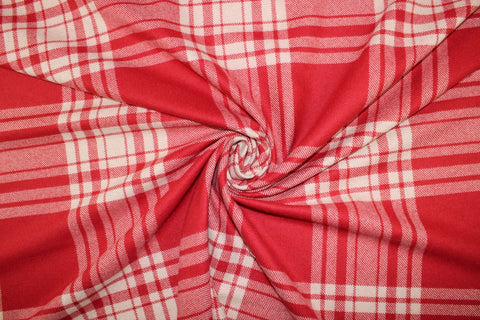 Moon Mills plaid wool flannel