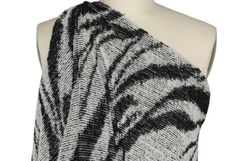 Zebra/tiger stripe wool  terry