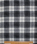 Plaid wool gauze