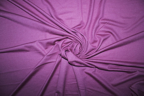 3/4 yard of Super Soft Italian and WIDE Merino Wool Jersey - Evening Purple