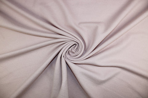 Wool heavy jersey in soft mauve/pink