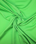 Bright green stretch wool pique
