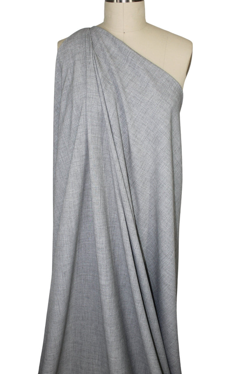 Stretch Wool Broadcloth - Heathered Light Gray – Gorgeous Fabrics