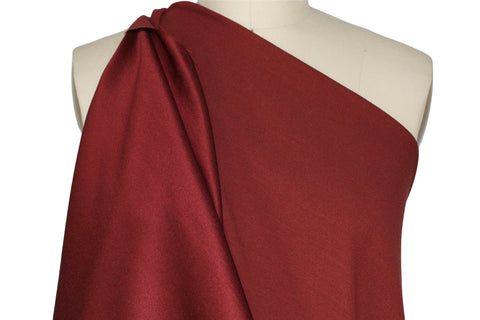 Wool crepe back satin