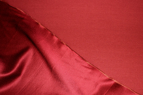 Wool crepe back satin