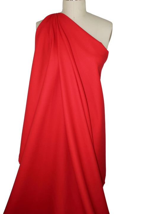 Italian stretch wool twill