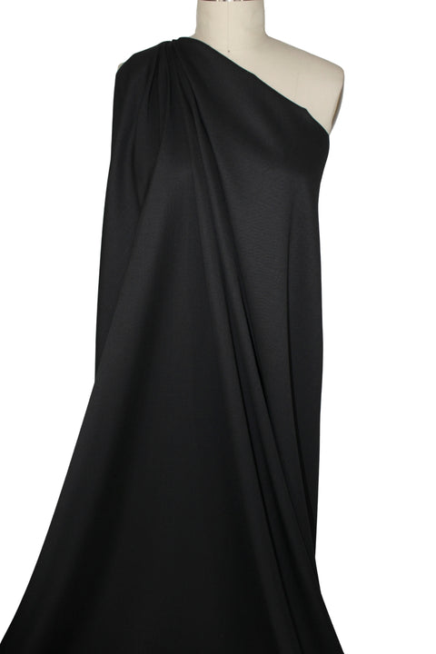 Italian wool in black