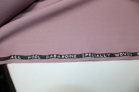 English selvage wool gabardine