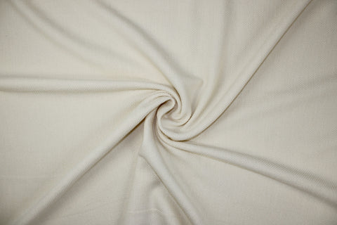 Off-white wool tweed