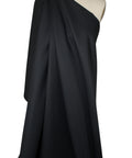 Pre-interfaced black wool