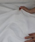 Lightweight linen blend in white