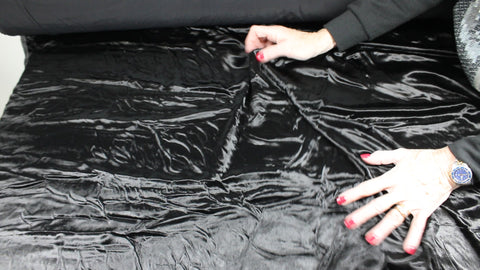 Oscar (Calamo) silk panné velvet