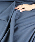 Dark blue lightweight cotton twill