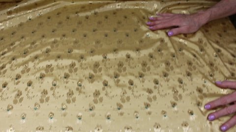 Jacquard weave lightweight silk