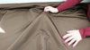 Chocolate brown silk faille taffeta