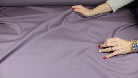 Purple stretch wool suit-weight