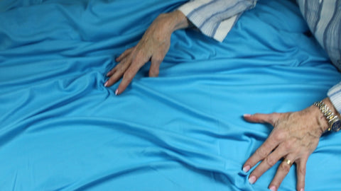 Aqua cotton jersey