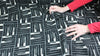 Robert Kaufman Japanese denim with graphic black/gray print