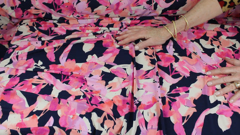 Floral print ITY jersey