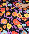 Avenue Montaigne floral stretch fabric