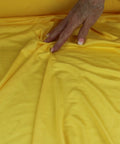 Yellow rayon jersey