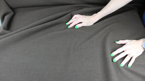 Italian wool double cloth