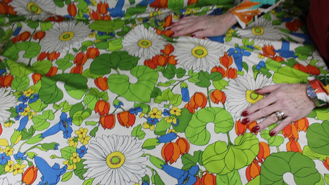0scar silk floral broadcloth