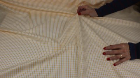 Ike Behar checked cotton shirting