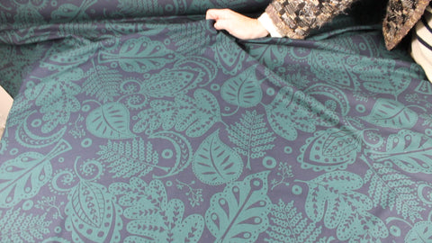 Robert Kaufman stylized floral cotton