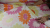 Floral cotton piqué fabric