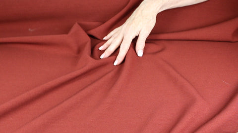 Wool crepe back satin
