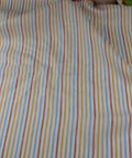 Striped linen fabric