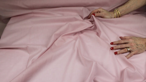 Soft pink cotton batiste