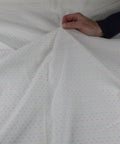 Swiss dotted cotton voile