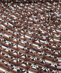 Geometric print rayon challis