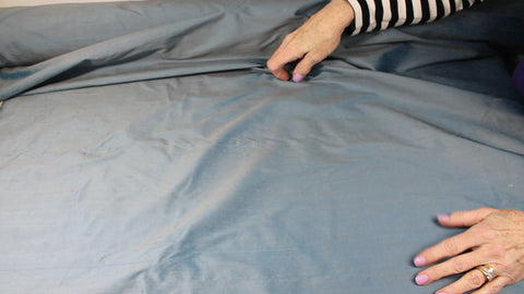 iridescent silk dupioni