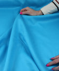 Bright blue mid-weight linen