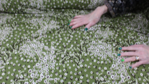 Floral crepe-finish ITY jersey 