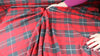 Classic red Tartan cotton flannel