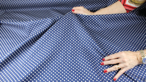 Pre-interfaced cotton jacquard