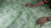 Green florals cotton lawn