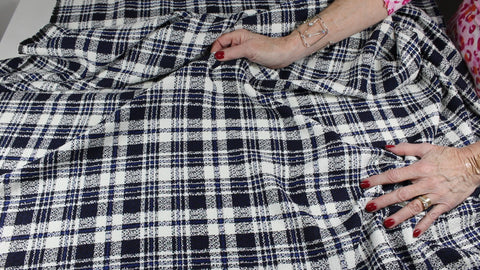 Jones NY SS26 plaid bouclé