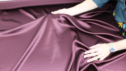 Silk charmeuse fabric 