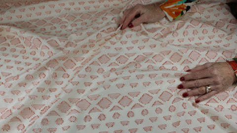 Cotton/silk jacquard novelty