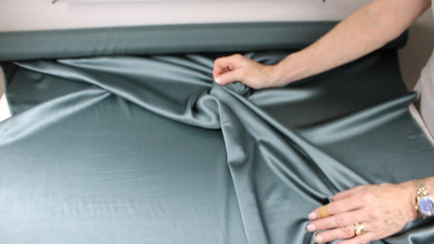 Stretch crepe backed silk charmeuse