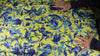 Raphaelite-style print silk twill 