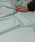 Mint colored Italian linen