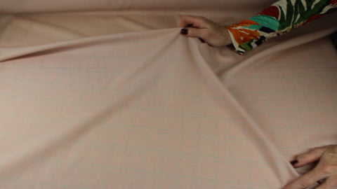 Wool shirt weight fabric